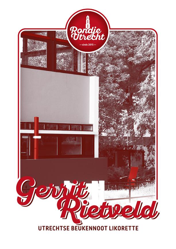 Gerrit Rietveld Beukennoot likorette  Rondje Utrec