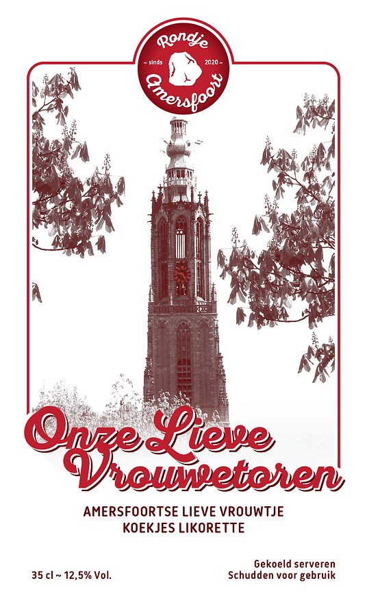 Onze Lieve Vrouwetoren likorette Rondje Amersfoort