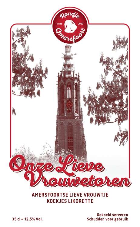 Onze Lieve Vrouwetoren likorette Rondje Amersfoort