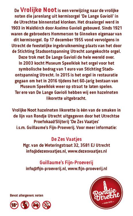 Vrolijke Noot karamel Likorette Rondje Utrecht