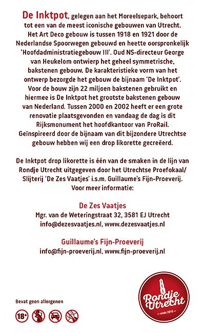 De Inktpot likorette Rondje Utrecht