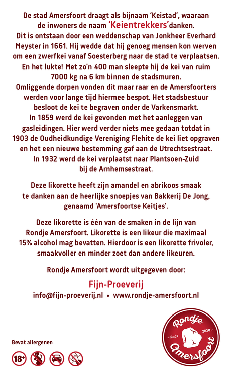 Keientrekkers achteretiket Rondje Amersfoort