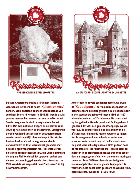 folder Rondje Amersfoort Keientrekkers & Koppelpoort